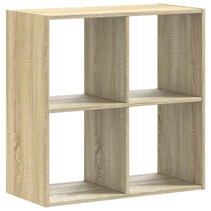 Boekenkast 68,5x32x68,5 cm bewerkt hout sonoma eikenkleurig