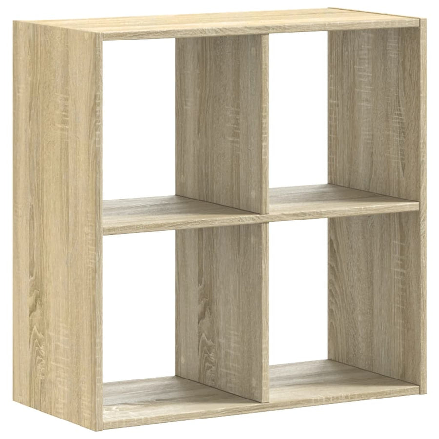 Boekenkast 68,5x32x68,5 cm bewerkt hout sonoma eikenkleurig