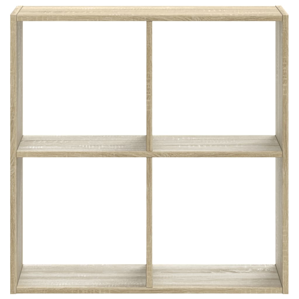 Boekenkast 68,5x32x68,5 cm bewerkt hout sonoma eikenkleurig