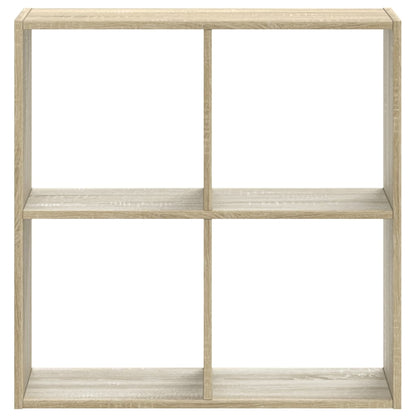 Boekenkast 68,5x32x68,5 cm bewerkt hout sonoma eikenkleurig