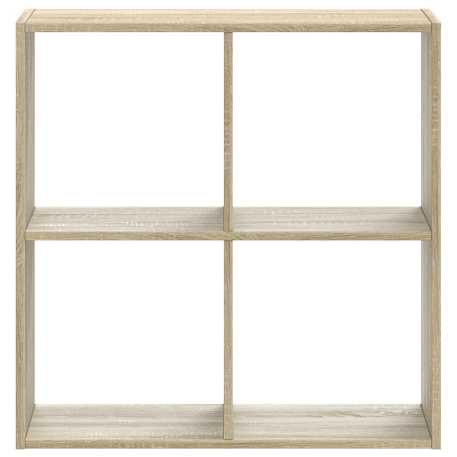 Boekenkast 68,5x32x68,5 cm bewerkt hout sonoma eikenkleurig