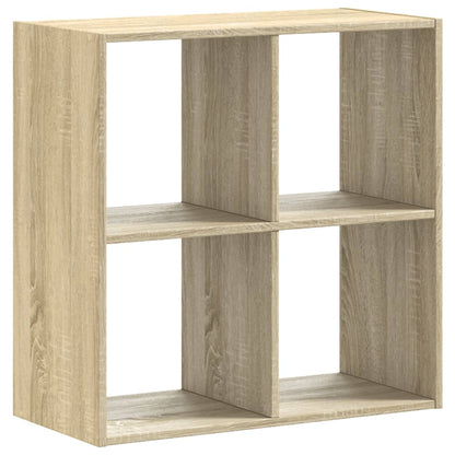 Boekenkast 68,5x32x68,5 cm bewerkt hout sonoma eikenkleurig