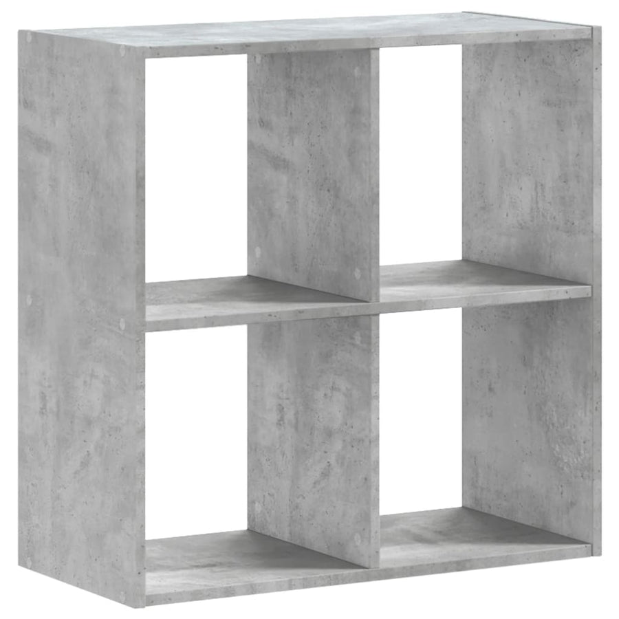 Boekenkast 68,5x32x68,5 cm bewerkt hout betongrijs