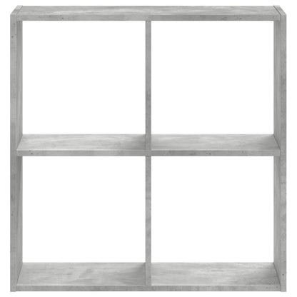 Boekenkast 68,5x32x68,5 cm bewerkt hout betongrijs