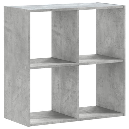 Boekenkast 68,5x32x68,5 cm bewerkt hout betongrijs
