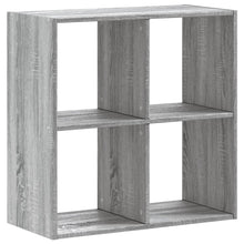 Boekenkast 68,5x32x68,5 cm bewerkt hout grijs sonoma eiken
