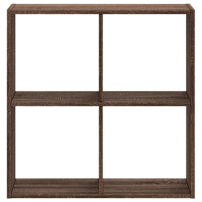 Boekenkast 68,5x32x68,5 cm bewerkt hout bruin eikenkleur