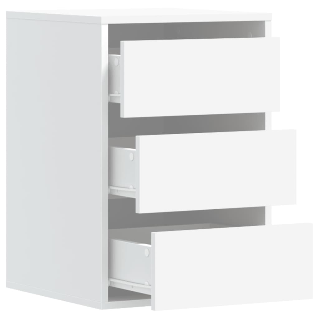 Ladekast 40x41x58 cm bewerkt hout wit