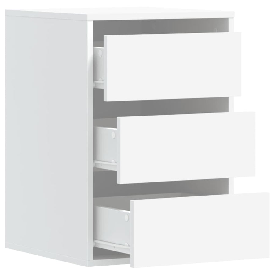 Ladekast 40x41x58 cm bewerkt hout wit
