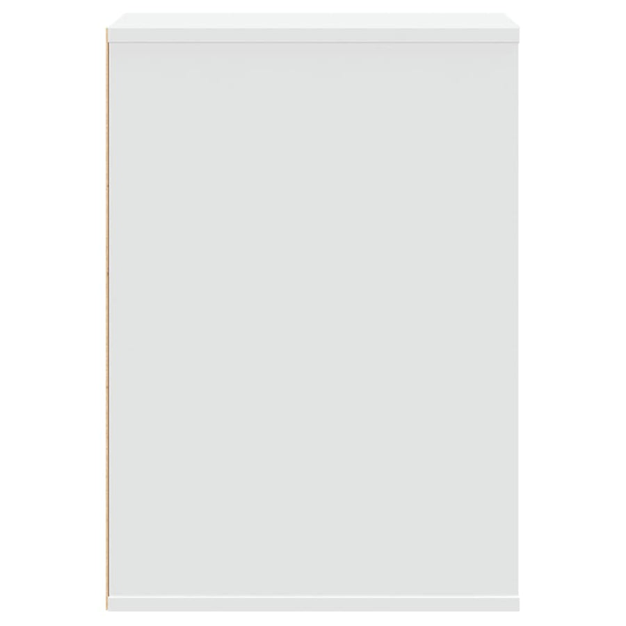 Ladekast 40x41x58 cm bewerkt hout wit