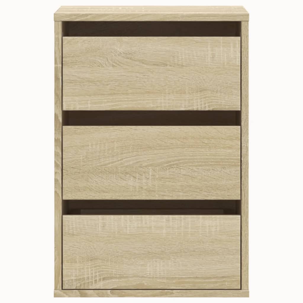 Ladekast 40x41x58 cm bewerkt hout sonoma eikenkleurig