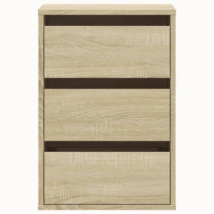 Ladekast 40x41x58 cm bewerkt hout sonoma eikenkleurig