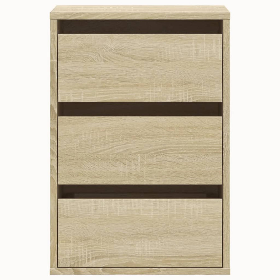 Ladekast 40x41x58 cm bewerkt hout sonoma eikenkleurig