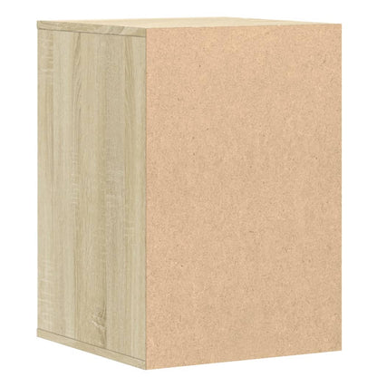 Ladekast 40x41x58 cm bewerkt hout sonoma eikenkleurig