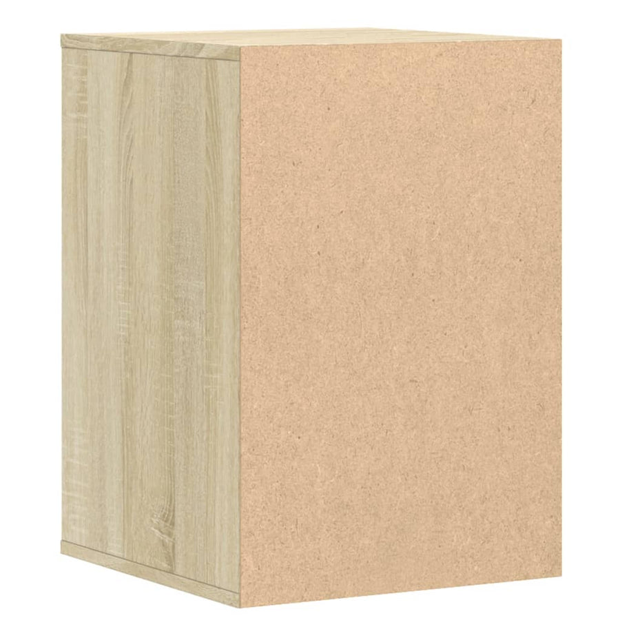 Ladekast 40x41x58 cm bewerkt hout sonoma eikenkleurig