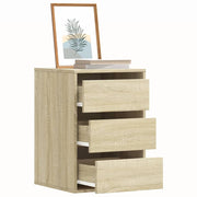 Ladekast 40x41x58 cm bewerkt hout sonoma eiken