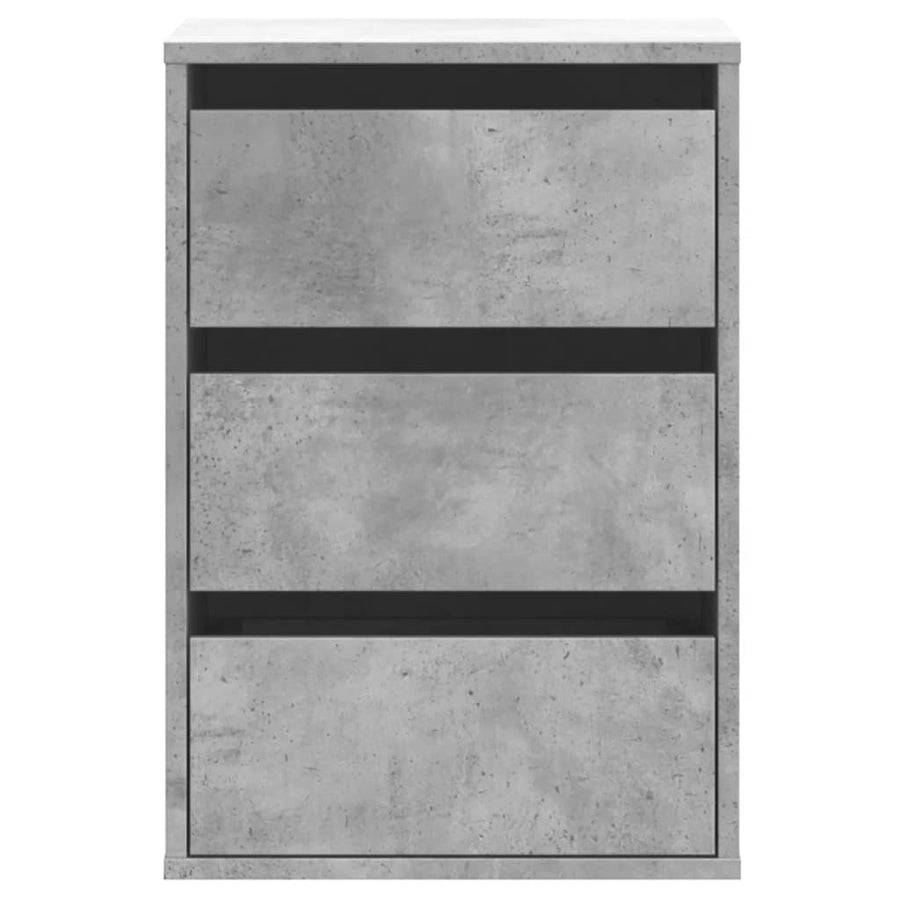 Ladekast 40x41x58 cm bewerkt hout betongrijs