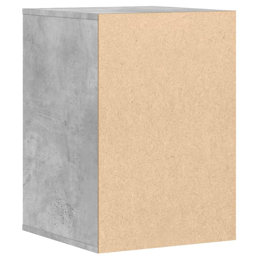 Ladekast 40x41x58 cm bewerkt hout betongrijs