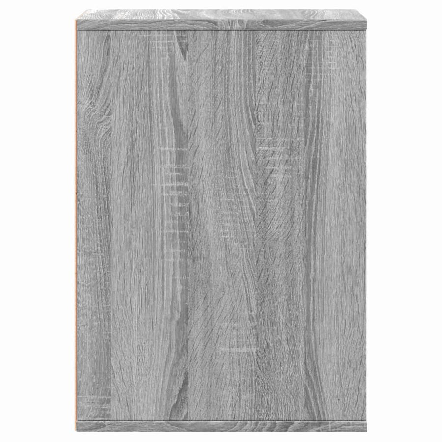 Ladekast 40x41x58 cm bewerkt hout grijs sonoma eikenkleurig