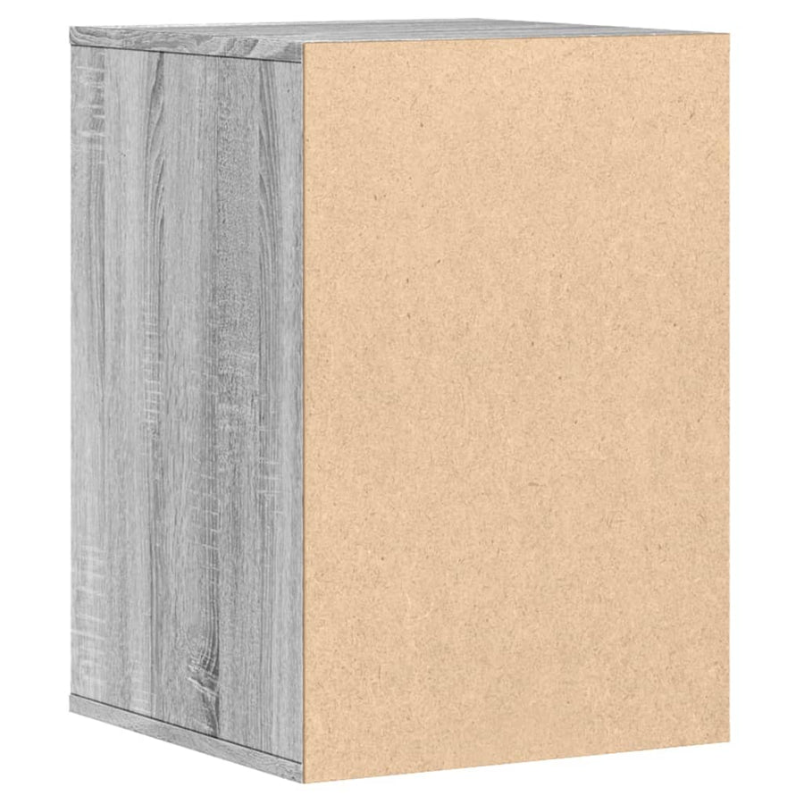 Ladekast 40x41x58 cm bewerkt hout grijs sonoma eikenkleurig