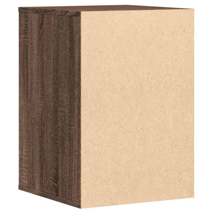Ladekast 40x41x58 cm bewerkt hout bruin eikenkleurig