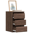 Chest of drawers 40x41x58 cm engineered wood brown oak effect