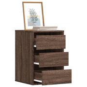 Ladekast 40x41x58 cm bewerkt hout bruin