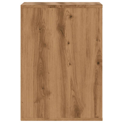 Ladekast 40x41x58 cm bewerkt hout artisanaal eikenkleurig
