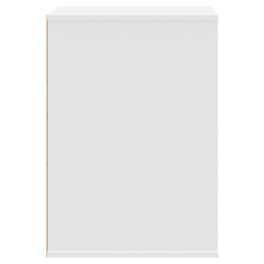 Ladekast 60x41x58 cm bewerkt hout wit