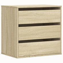 Ladekast 60x41x58 cm bewerkt hout sonoma eikenkleurig