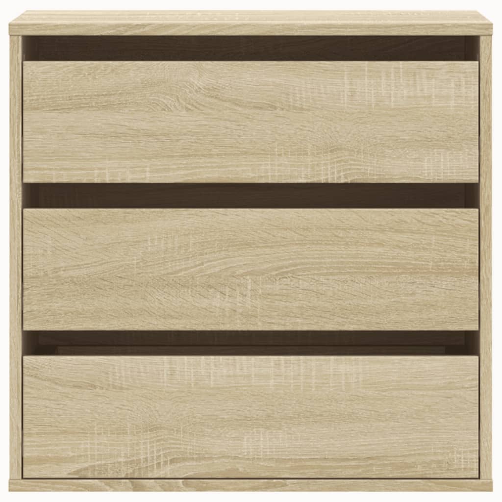 Ladekast 60x41x58 cm bewerkt hout sonoma eikenkleurig