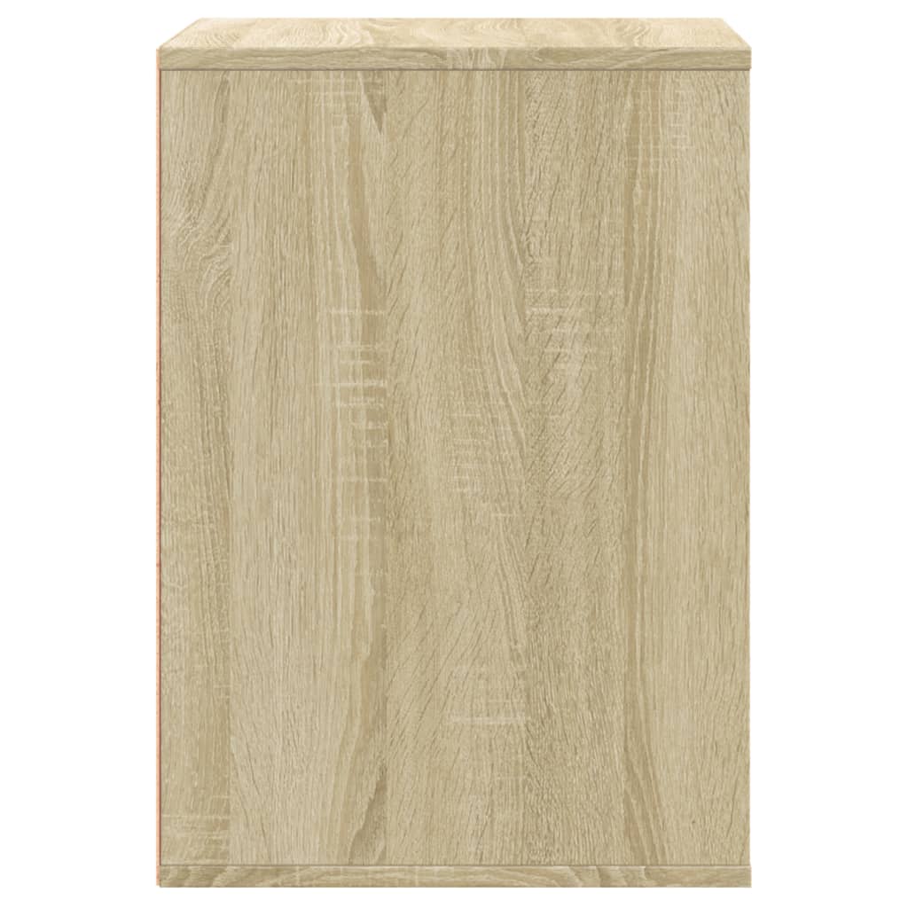 Ladekast 60x41x58 cm bewerkt hout sonoma eikenkleurig