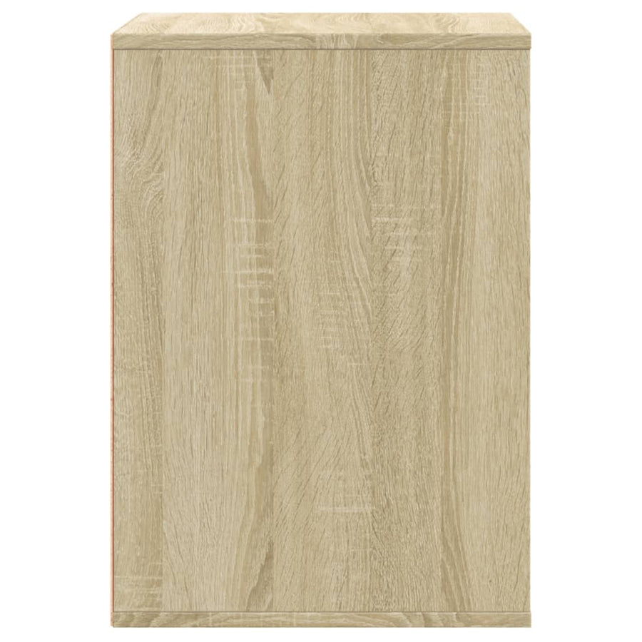 Ladekast 60x41x58 cm bewerkt hout sonoma eikenkleurig