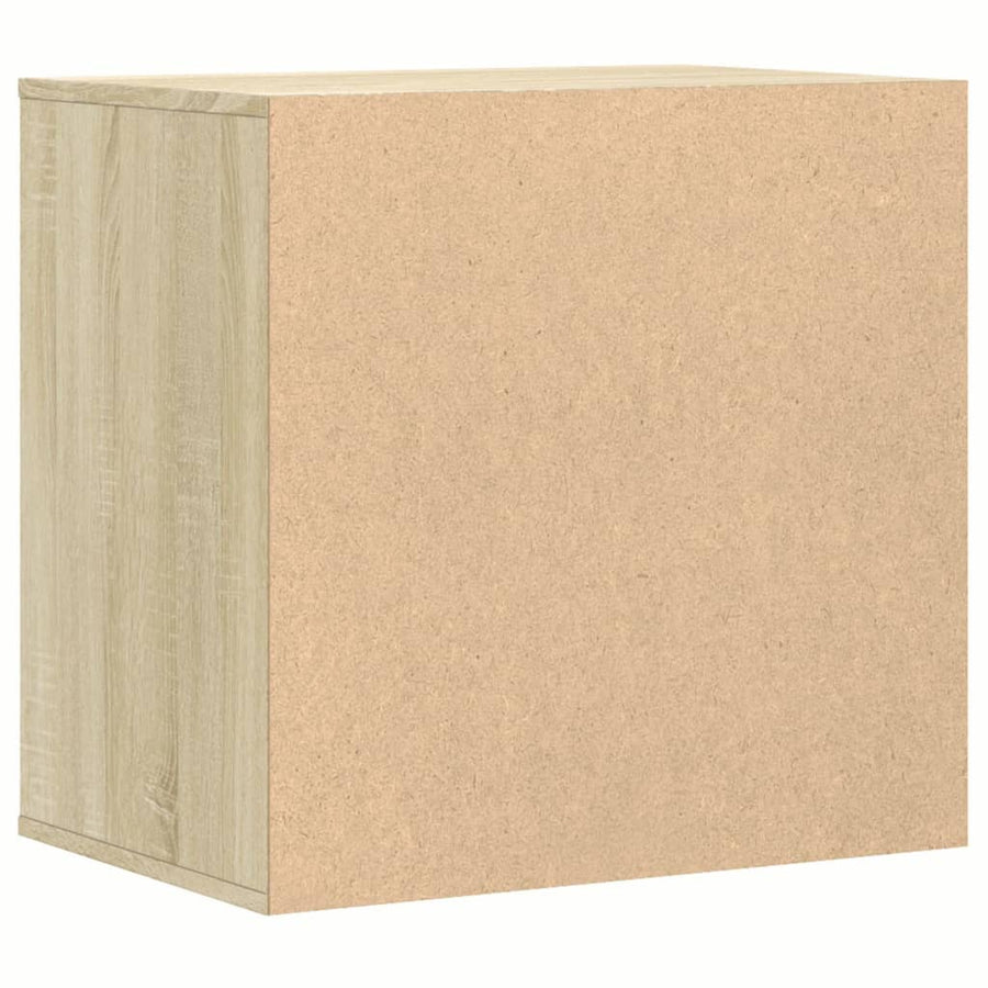 Ladekast 60x41x58 cm bewerkt hout sonoma eikenkleurig