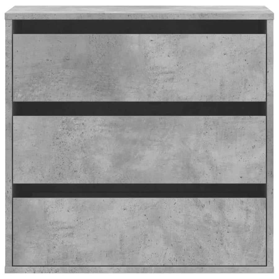 Ladekast 60x41x58 cm bewerkt hout betongrijs