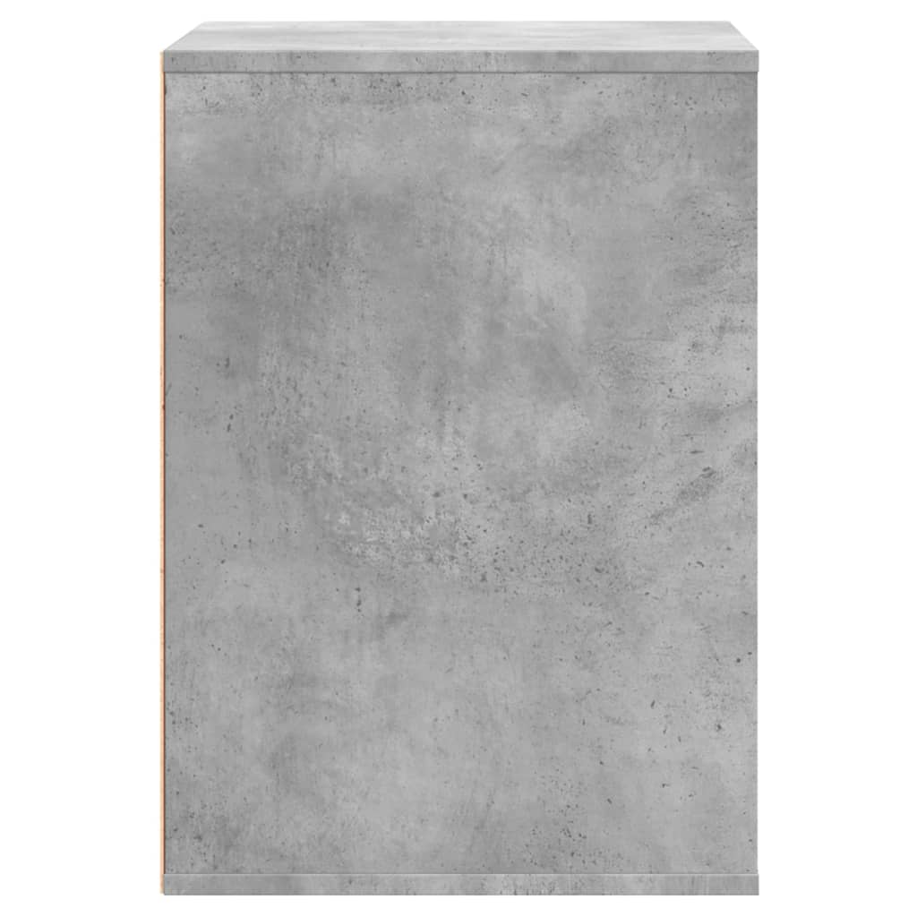 Ladekast 60x41x58 cm bewerkt hout betongrijs