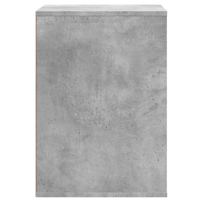 Ladekast 60x41x58 cm bewerkt hout betongrijs