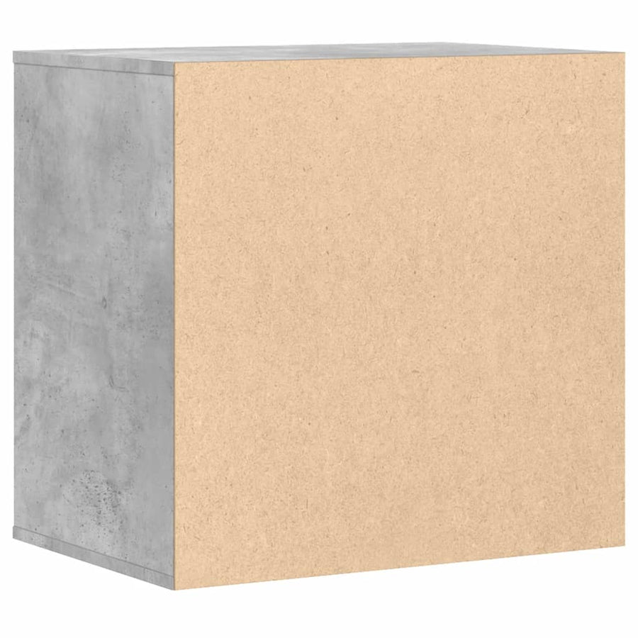 Ladekast 60x41x58 cm bewerkt hout betongrijs