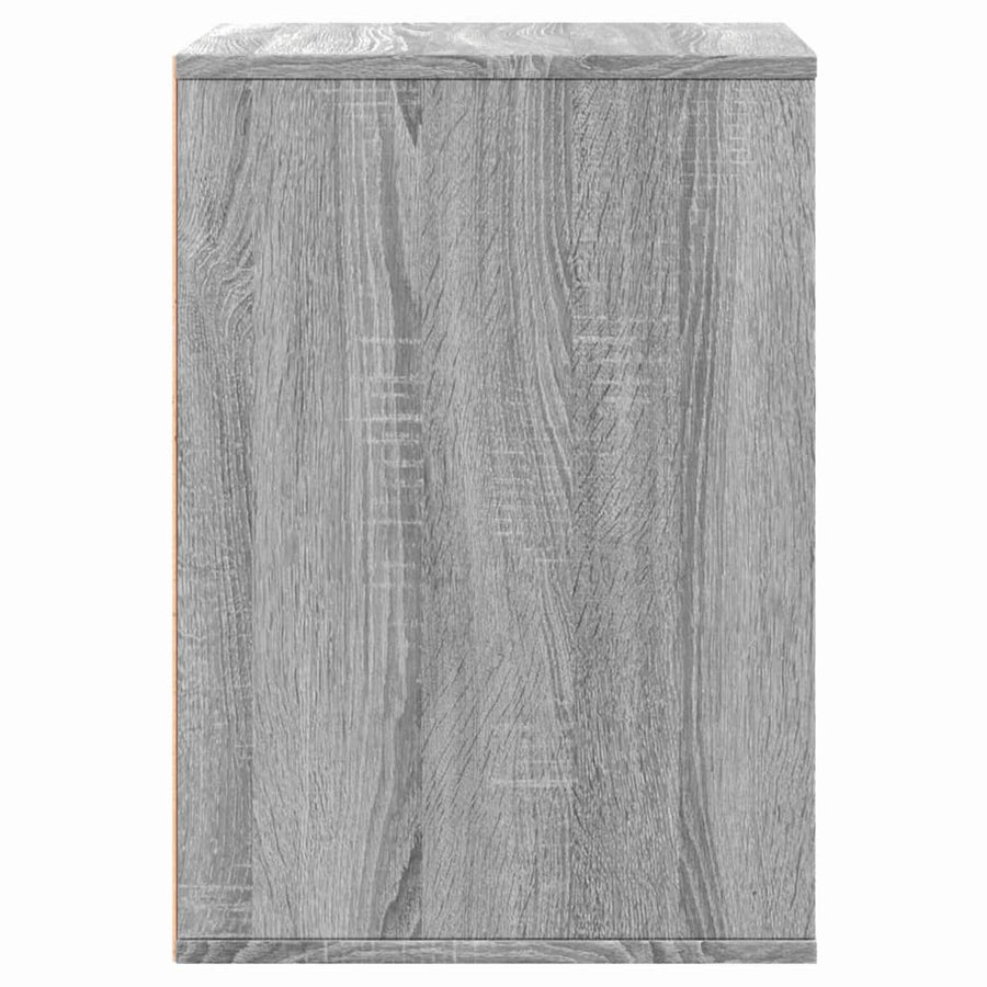 Ladekast 60x41x58 cm bewerkt hout grijs sonoma eikenkleurig