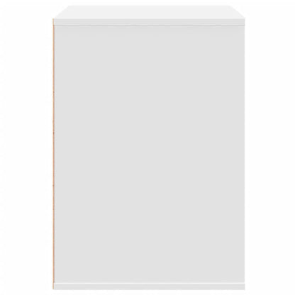 Ladekast 80x41x58 cm bewerkt hout wit