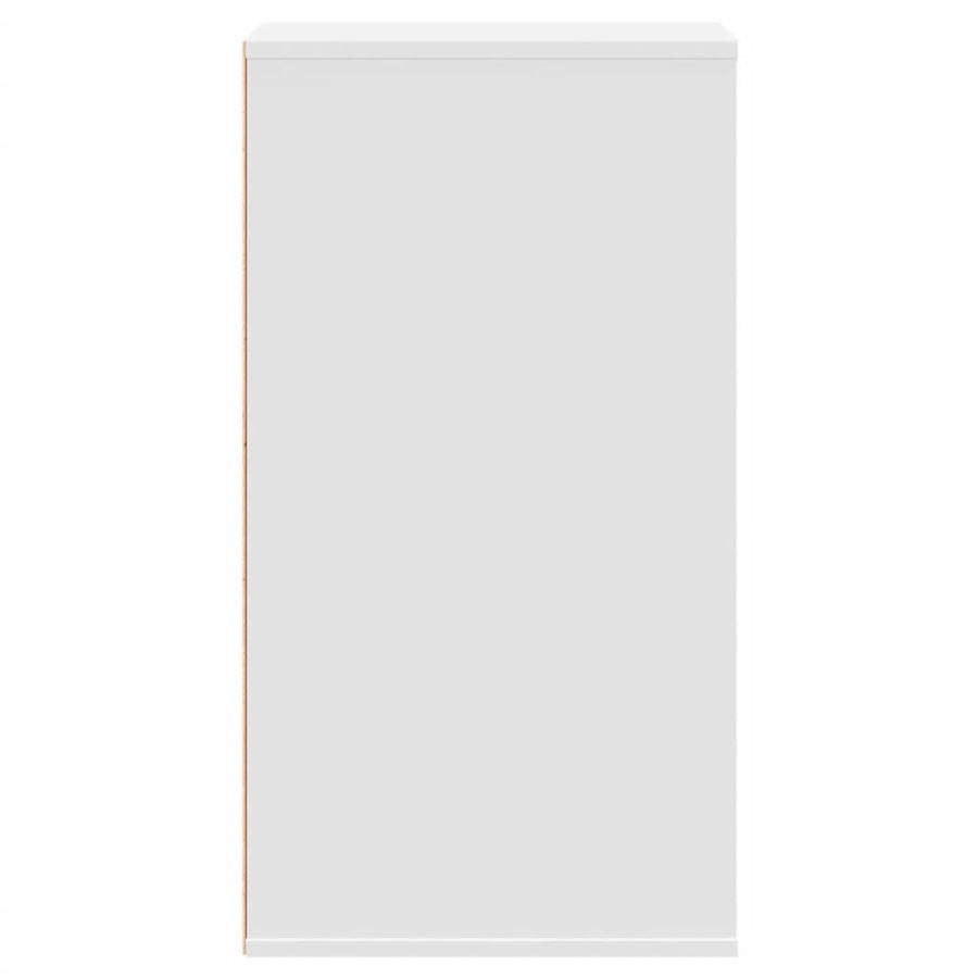Ladekast 40x41x76 cm bewerkt hout wit