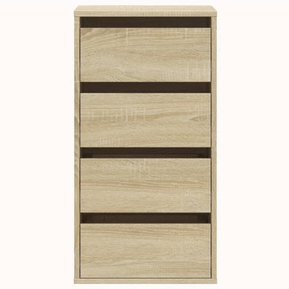 Ladekast 40x41x76 cm bewerkt hout sonoma eikenkleurig