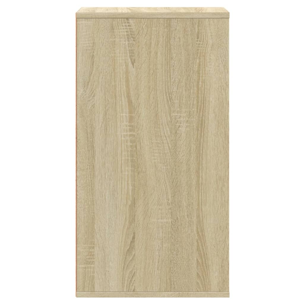Ladekast 40x41x76 cm bewerkt hout sonoma eikenkleurig