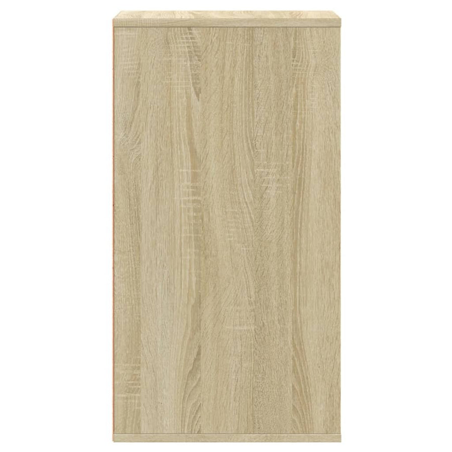 Ladekast 40x41x76 cm bewerkt hout sonoma eikenkleurig
