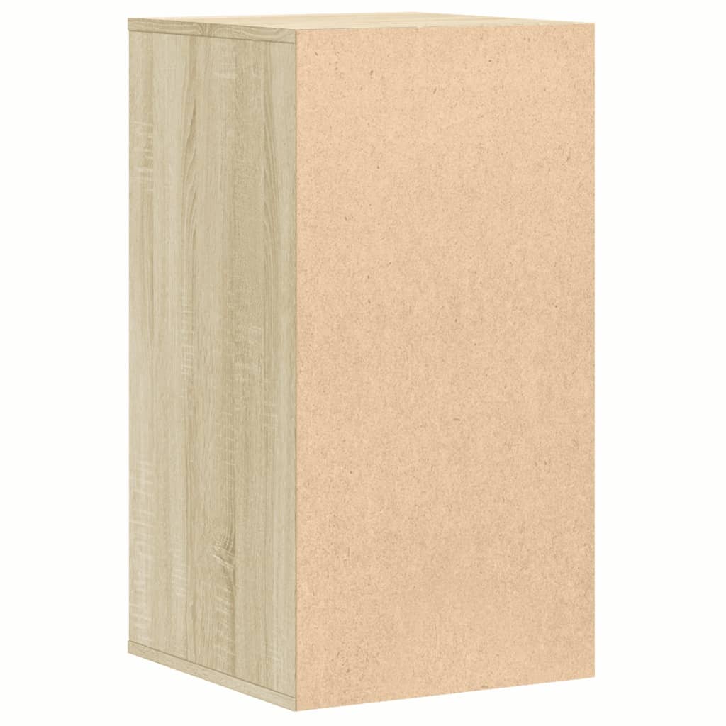 Ladekast 40x41x76 cm bewerkt hout sonoma eikenkleurig
