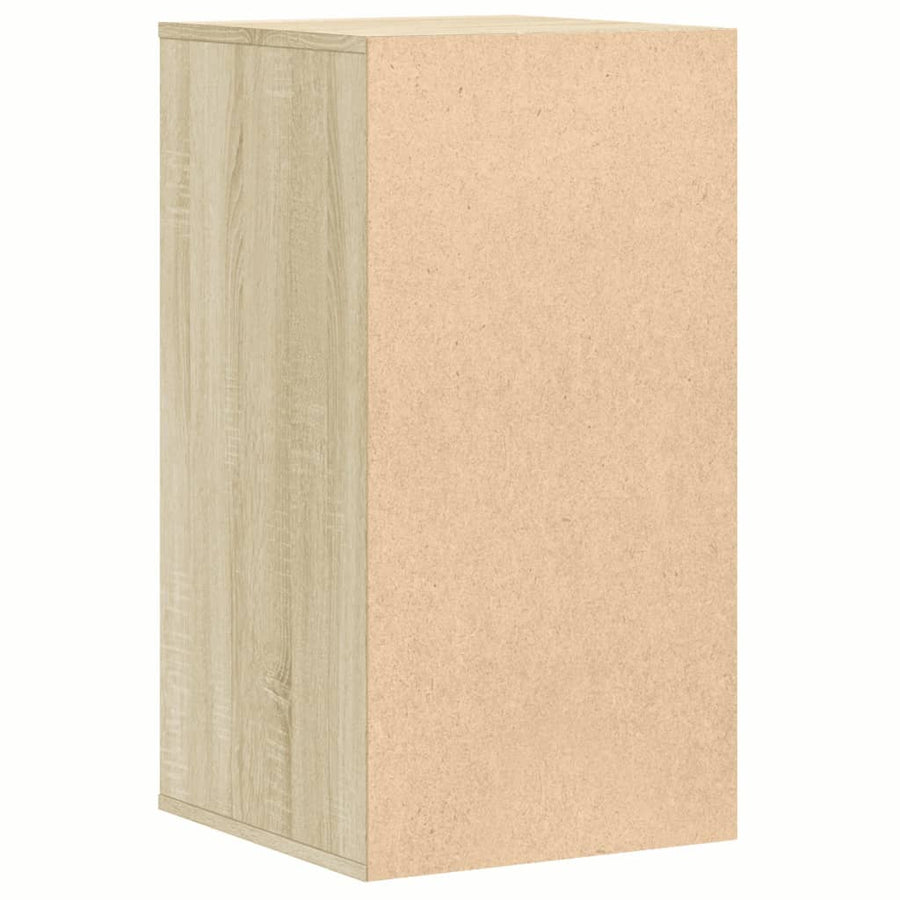 Ladekast 40x41x76 cm bewerkt hout sonoma eikenkleurig