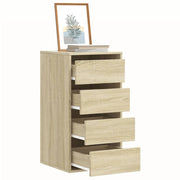 Ladekast 40x41x76 cm bewerkt hout sonoma eiken