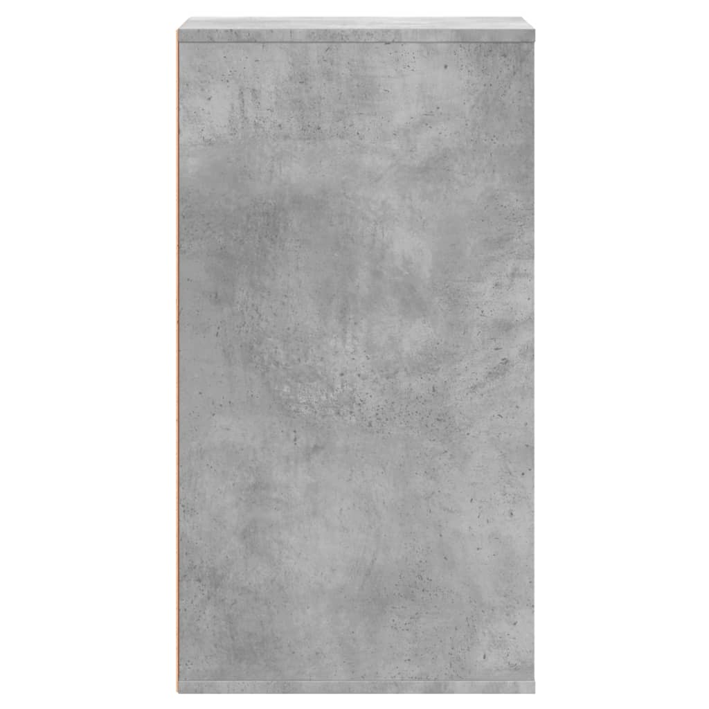 Ladekast 40x41x76 cm bewerkt hout betongrijs
