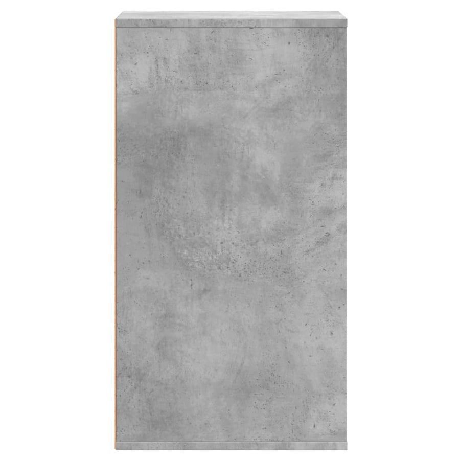 Ladekast 40x41x76 cm bewerkt hout betongrijs
