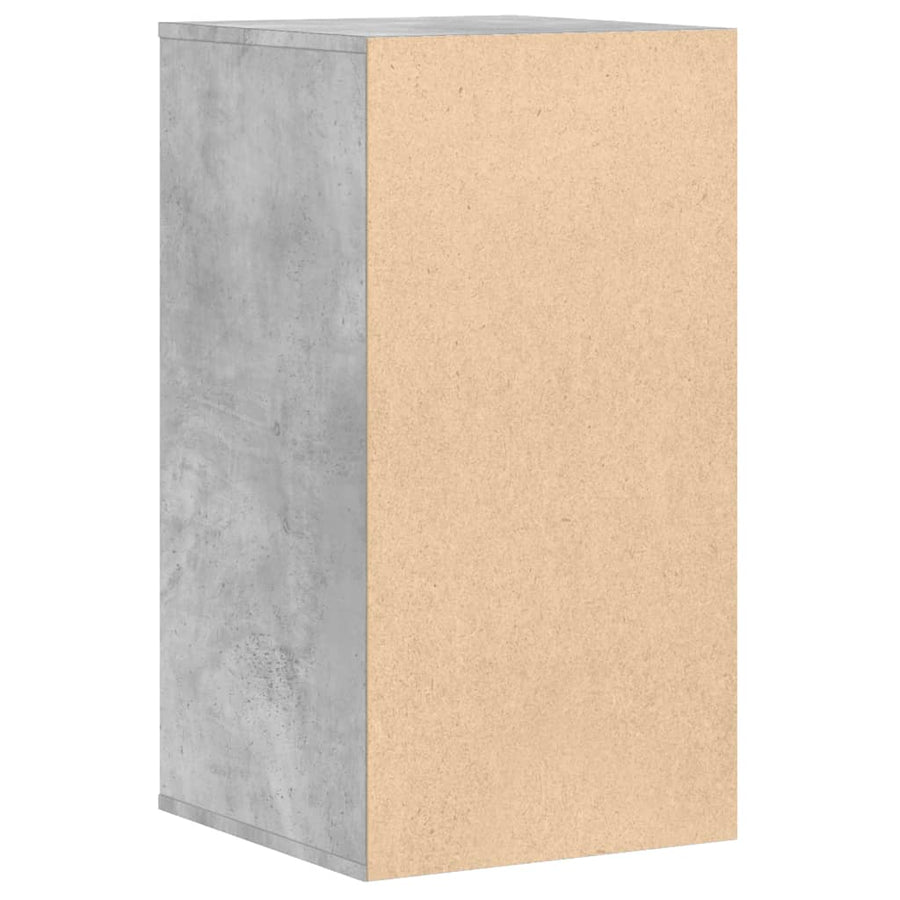 Ladekast 40x41x76 cm bewerkt hout betongrijs